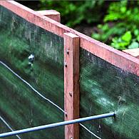 *Beschoeiingsschot hardhout 60 cm x 250 cm