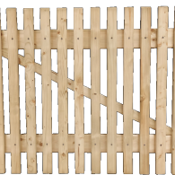 *Regelpoort Vuren Verticaal 80x100 lengte 61 cm