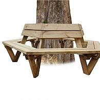 *Boombank 100 cm binnenruimte, 85,8 cm hoog x 224 cm diameter