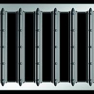 ACO Sleufrooster Euroline, L=100 cm verzinkt