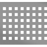 *Perforooster Quadrato RVS, L=500mm