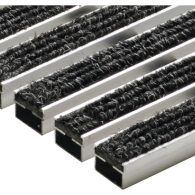 *Mat tbv schoonl 60x60x2cm alum+tap+antr
