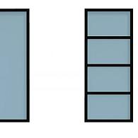 *Steelllook wandpaneel 1- vak. 220 x 86,5