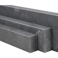 Opsluitband Chinees hardsteen gezoet, met facet 6x40x100 Grijs