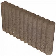 *Mini Rondobandpalissade 6x25x50 cm Bruin