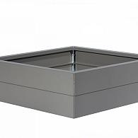 *Plantenbak Modulair Taupe 180x180x28 cm