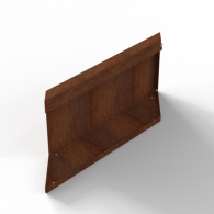 *Plantenbak Module+ Parallel paneel (E) 60x28 R CORTEN