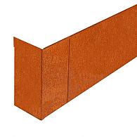 *Hoekstuk uitwendig 15x28x15 CORTEN