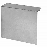 *Overzetstuk muurelement recht 150x45x12,8 VERZINKT