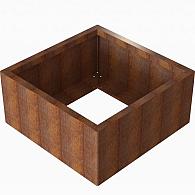 *Plantenbak Module+ Corten 90x90x42 cm