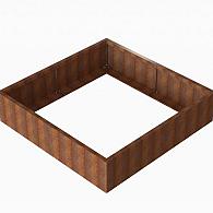 *Plantenbak Module+ Corten 180x180x42 cm