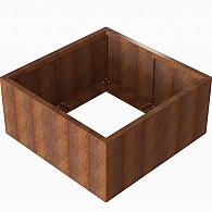 *Plantenbak Module+ Corten 120x120x56 cm