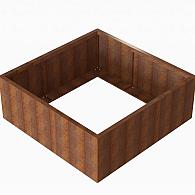 *Plantenbak Module+ Corten 150x150x56 cm