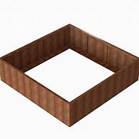 *Plantenbak Module+ Corten 210x210x56 cm