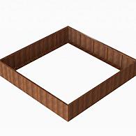 *Plantenbak Module+ Corten 300x300x56 cm