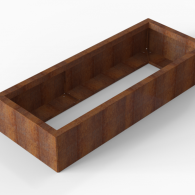 *Plantenbak Module+ Corten 150x60x28 cm