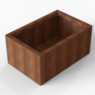 *Plantenbak Module+ Corten 90x60x42 cm
