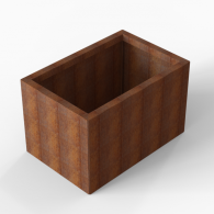 *Plantenbak Module+ Corten 90x60x56 cm