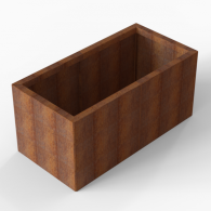 *Plantenbak Module+ Corten 120x60x56 cm