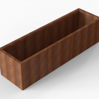 *Plantenbak Module+ Corten 210x60x56 cm