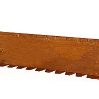 *Kantopsluiting Single flex (flg) 300x10 cm CORTEN exclusief koppelplaat en/of koppelpin