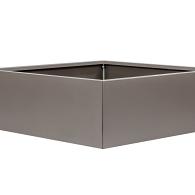 *Plantenbak Vlak Taupe 300x300x40 cm