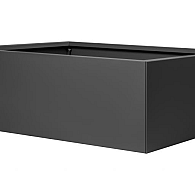 *Plantenbak Vlak Antraciet 300x180x60 cm
