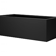 *Plantenbak Vlak Grafietzwart 210x60x60 cm