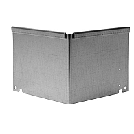 *Inwendige hoek Kantopsluiting Single & Single Flex 27,7 cm VERZINKT exclusief koppelplaat of koppelspies