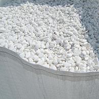 Pebbles Thasos White Greece 6-10 cm in bigbag