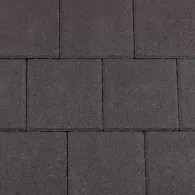 *Betonsteen 20x20x8cm KOMO zwart met deklaag ef