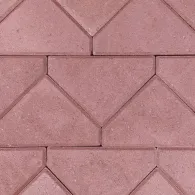 *Bisschopsmuts BSS 10 cm KOMO zonder schijnvoeg heidepaars met deklaag