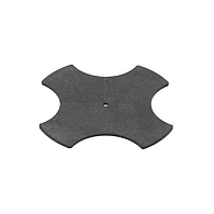 *Passtuk 1 mm van EPDM rubber