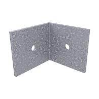 *Cobra hoekbeslag 28x35x35 mm voor 30x50mm alu per 20 Stuks in set, incl schroef torx 4x20