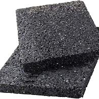 *Rubberen onderlegger 90x90mm dikte 8mm 24 stuks per set