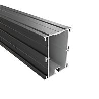 *StructurAL Alu 80x60mm L-400cm RAL9005  L 400 cm