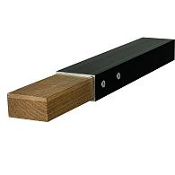 *Verbinder hout 26x46mm. lengte 20cm voor alu 30x50mm + 2 schroeven