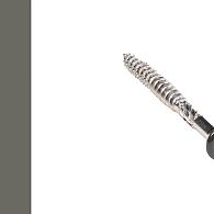 *Cobra Razorspin schroef RVS A2 5x60mm Dark Grey RAL7022 voor montage op houten onderbalk (50 schroeven)