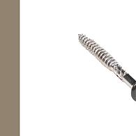 *Cobra Razorspin schroef RVS A2 5x60mm Light Grey RAL7006 voor montage op houten onderbalk (50 schroeven)