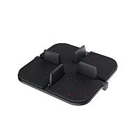 *Tegelkruis 60x60 + rubberen pad verpakt per 54 stuks
