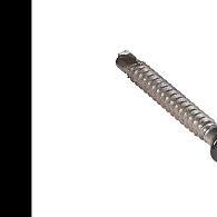 *Cobra schroef SS316 A4 5,5x45mm Ebony Black RAL9005 voor WPC op alu onderbalk (50 schroeven)