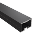 *StructurAL Alu 24x40mm L-400cm RAL9005  L 400 cm