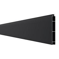 *Alu tand + groef profiel 21x160mm (wb 150mm) RAL9005 L-178 cm