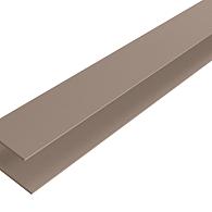 *Alu WEO Essential Gardenwall F-profiel Light Grey 35x45mm L-300 cm RAL7006
