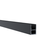 *Boston alu Reinforced Profiel L-175cm 27x60mm RAL9005
