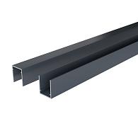 *Boston Alu U-lijst start/top L175cm RAL7016 25x30mm zonder connectoren