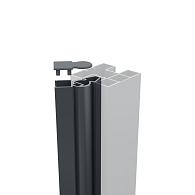 *Boston alu variabel hoekprofiel voor paal RAL7016 L-200cm