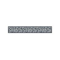 *Boston Decopaneel Crios horizontaal 30x175cm RAL7016 dikte 2mm