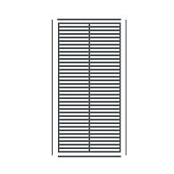 *Boston Decopaneel Paxos verticaal 88x182cm RAL7016 dikte 2mm