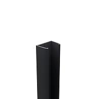 *Boston Wand hoekprofiel L-190cm RAL9005